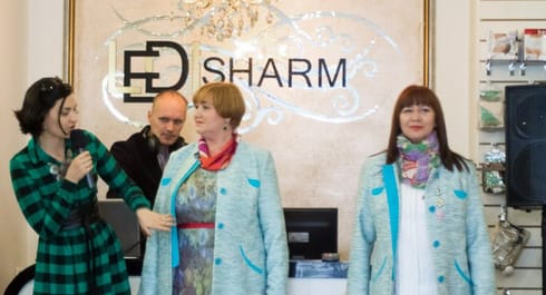 Домашний показ в магазине одежды плюс-сайз Леди Шарм